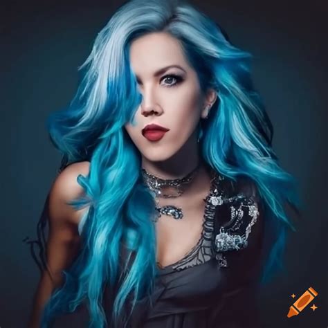 Realistic Portrait Of Alissa White Gluz On Craiyon