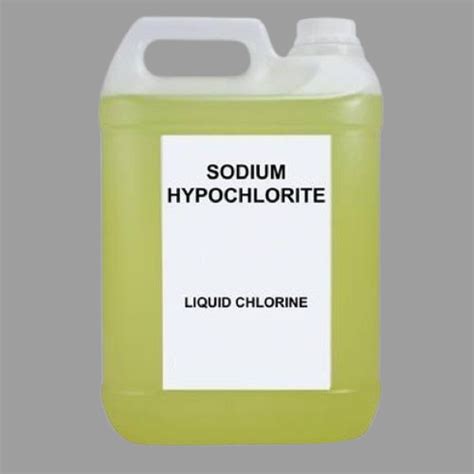 Litre Sodium Hypochlorite Solution At Rs Can Sodium