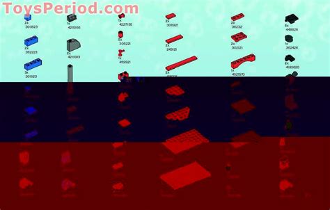 LEGO 3830 Bikini Bottom Express Instructions And Parts List