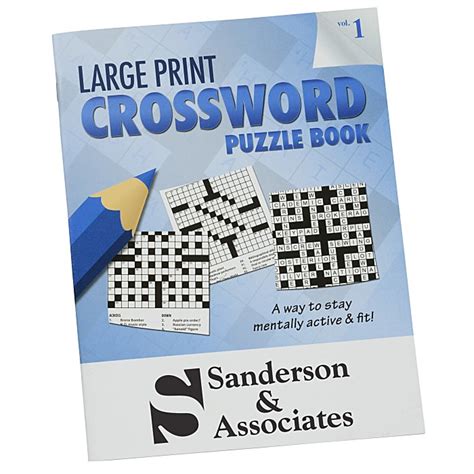 Large Print Crossword Puzzle Book Volume 1 131793 CW 1 4imprint