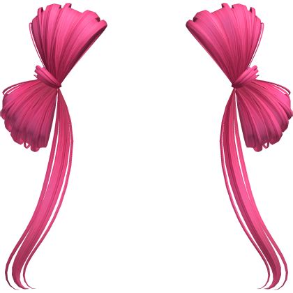 Cute Hair Bow Extensions Hot Pink Roblox