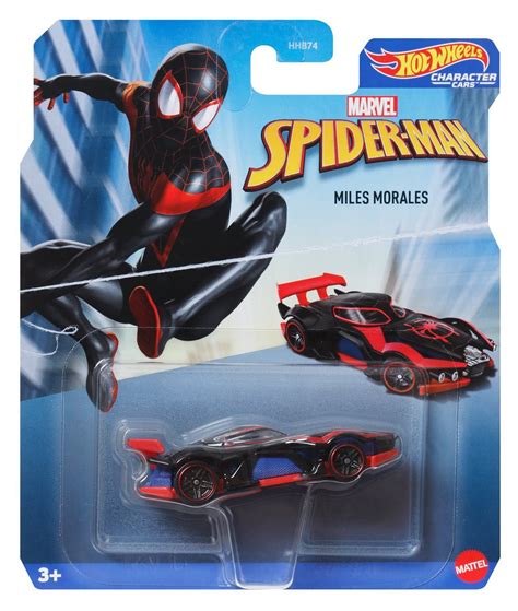 Carrinhos Hot Wheels Character Cars Disney E Marvel X Men Miles Morales Spider Gwen