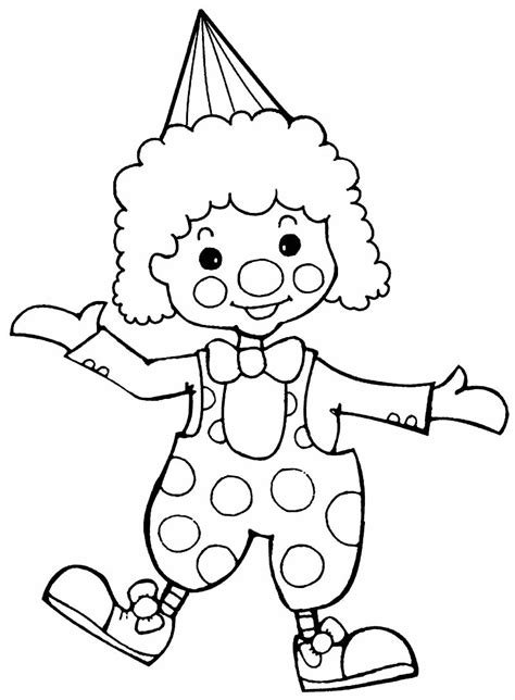 Desenho De Um Palhaço - 50 DESENHOS DE PALHAÇO PARA IMPRIMIR E COLORIR