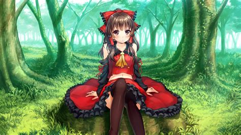 X X Girl Brunette Dress Forest Look Wallpaper Coolwallpapers Me