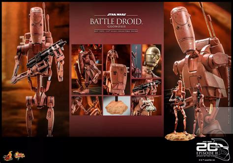 Фигурка Hot Toys Star Wars Episode II of the Clones Battle Droid Geonosis MMS