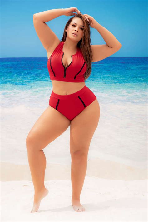 Plus Size Sporty Two Piece Swimsuit Foxy Lingerie