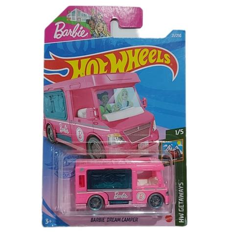 Carro Da Barbie Dream Camper Hw Getaways Hot Wheels Shopee Brasil