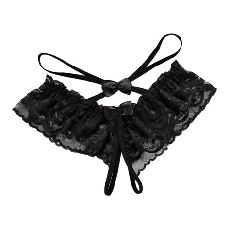 Women Lingerie Erotic Lingerie Sexy Hot Transparent G String Lace Open Crotch Underwear