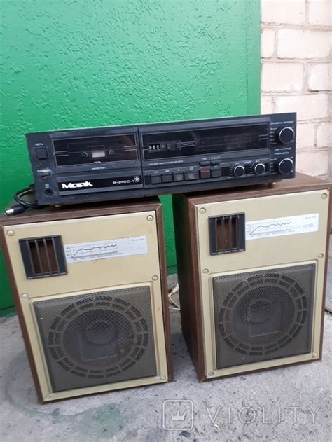 Стерео магнитофон кассетный "Маяк М-240С-1" с колонками (108589832 ...