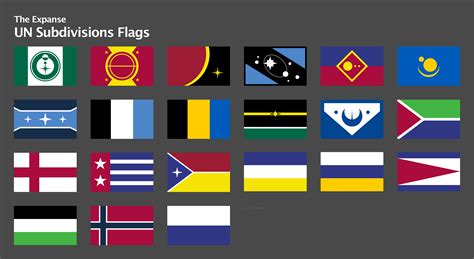 Un Subdivisions Flags The Expanse Season 1 4 Rvexillology