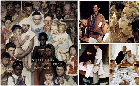 Norman Rockwell Golden Rule