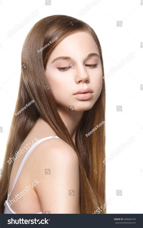 Beauty Nude Portrait Girl Long Hair Stock Photo 400640149 Shutterstock