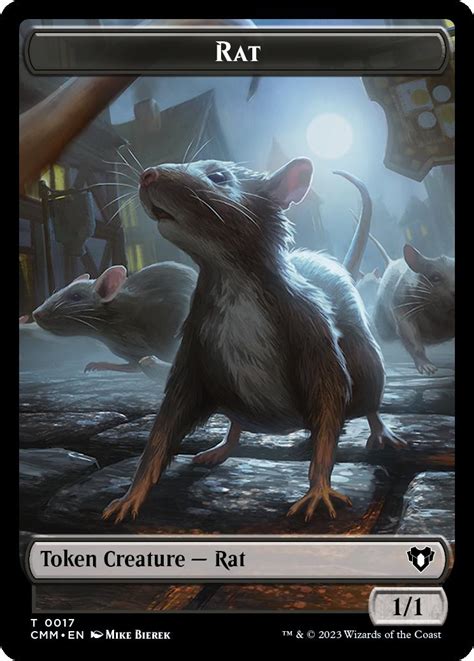 Rat Token Commander Masters Commander Card Kingdom