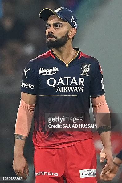 Royal Challengers Bangalores Virat Kohli Gestures During The Indian