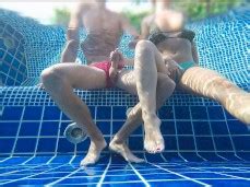 Chokobanana Stroking Cock Underwater In The Pool Porn Pornhub