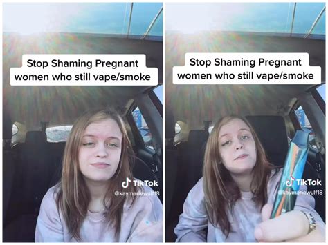 A Tiktoker Went Viral For Saying She Wont Quit Vaping While Pregnant