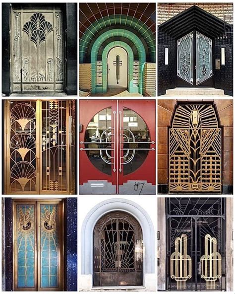 art deco windows  doors
