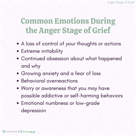 anger stage  grief