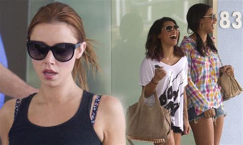 The Saturdays Dare To Bare In Tiny Hot Pants Despite Temperatures In Los Angeles Being Lower