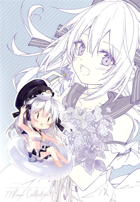 Mochizuki Shiina Bikini Chibi Dress Sketch Swimsuits 924011 Yande Re