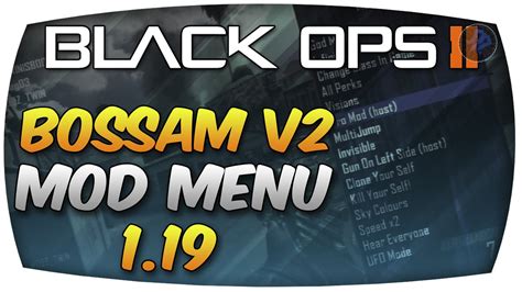 Black Ops 2 Mod Menu Bossam V2 With Download 119 Youtube