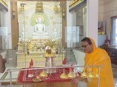 In Shri 1008 Shantinath Digambar Jain Temple Samajjans Performed Bhumi