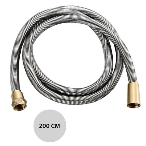 Furtun de dus extensibil, Axroad Mall, 200 cm, Conexiune 1/2