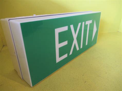 Prolight Exit Lighting Sign 130w X 55h X 30d Nz