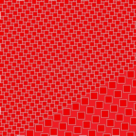 Pattern with Red and White Squares Stock Vector - Illustration of ...