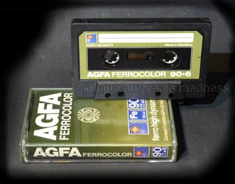 Audio Tape Mini Cassette Agfa Compact Cassette Agfa Cassette Tape