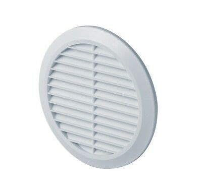 Round Air Vent Grille With Fly Screen And Flexible Flange From Mm To