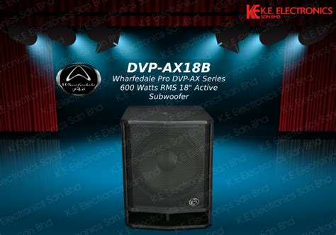 Wharfedale Pro DVP-AX Series DVP-AX18B 600 Watts RMS 18" Active ...