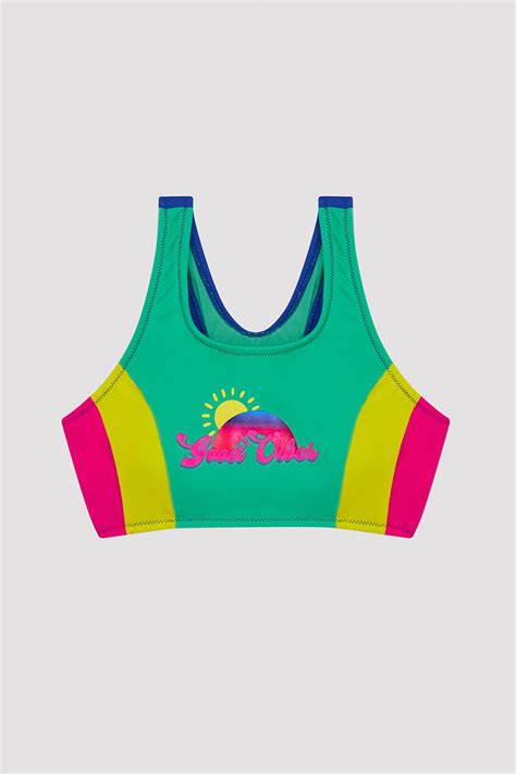 Kız Çocuk Renkli Halter Bikini Takımı PL O N IY MIX Çok Renkli Penti