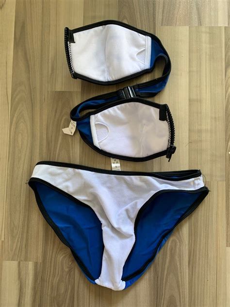 Royal Blue Bikini Set Women S Fashion Swimwear Bikinis Swimsuits On Carousell