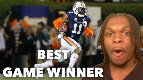 Best Game Winning Touchdowns In College Football History Reaction