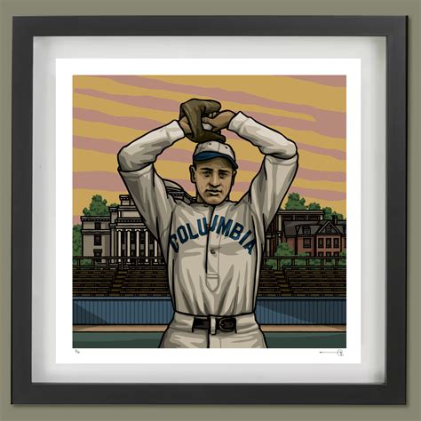 22 Lou Gehrig Columbia Print - Studio Gary C