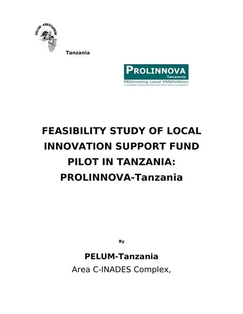 Free Printable Feasibility Study Templates Pdf Word Excel