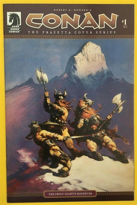 Conan The Frazetta Cover Series 1 Frost Giants Daughter Dark Horse 2007