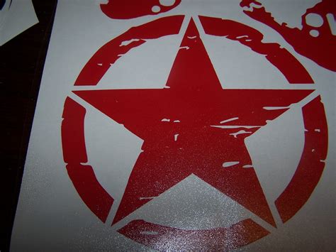 Jeep Freedom Edition Oscar Mike Star Hood Decal Sticker Vellosvinyl