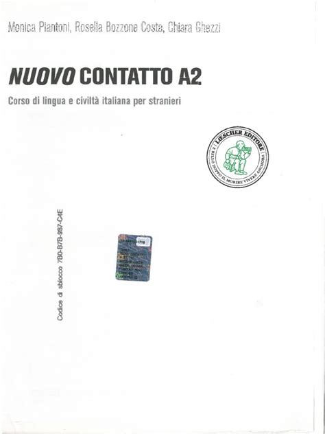 Nuovo Contatto A2 | PDF