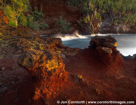 Kaihalulu Red Sand Beach Photo Picture Print Cornforth Images