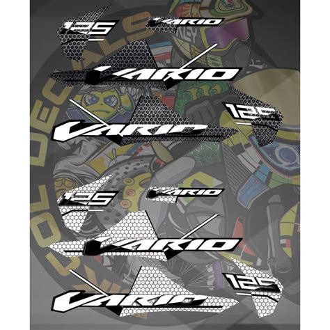 Honda Click Vario V Decals Bikcol Decals Shopee Philippines