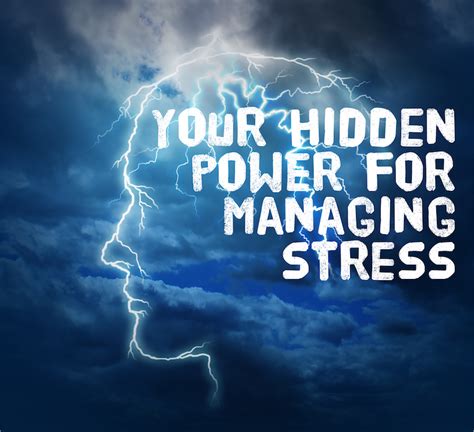 Your Hidden Power for Managing Stress - Coping - Everything But Crazy