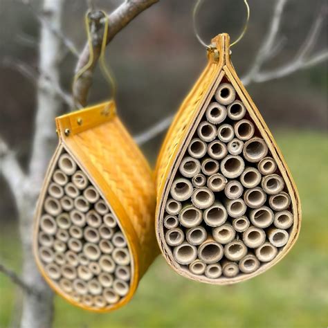 Hanging Teardrop Insect Hotel