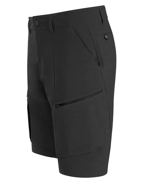 Salewa Puez DST M Cargo Shorts Black Out Shorts de randonnée Snowleader