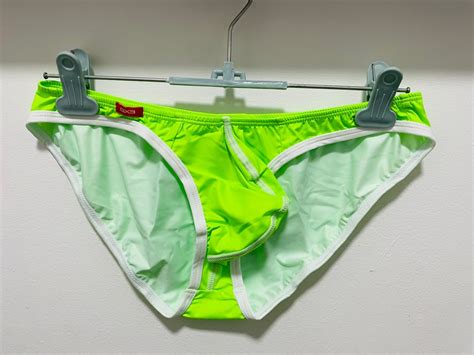 Gx Gloss Neon Ultra V Bikini Underwear Green Size L Men S Fashion Bottoms New Underwear On