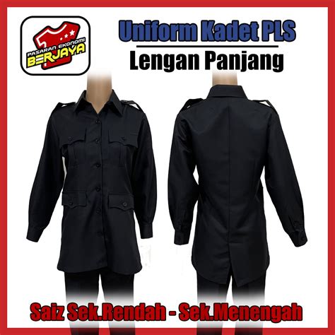 Uniform Kadet Polis Sekolah Lengan Panjang Uniform Kokurikulum Ready Stock Fastdelivery