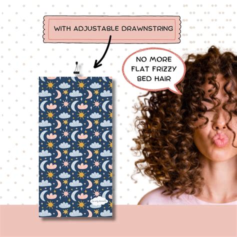Curly Hair Buff Protector / Curly Method Cap for Sleeping With ...