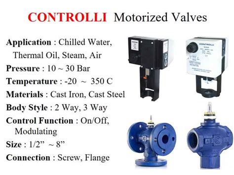 Motorized Valves On Off Modulating Controlli Gamako