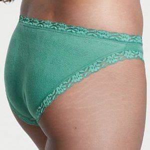 Victoria S Secret Intimates Sleepwear Victorias Secret Stretch Cotton Lacetrim Bikini
